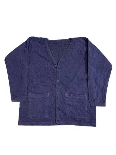 Cardigan × Indigo × Japanese Brand Vintage Real Bl