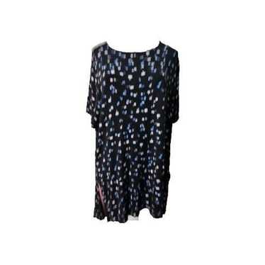 Philosophy Floral Black Women's Dress XL Boho Peas