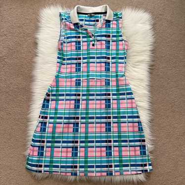 T By Talbots Plaid Activewear Dress Small Petite