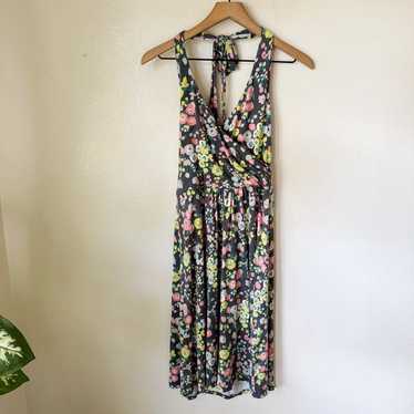 Boden | St Lucia Floral Print Halter Dress