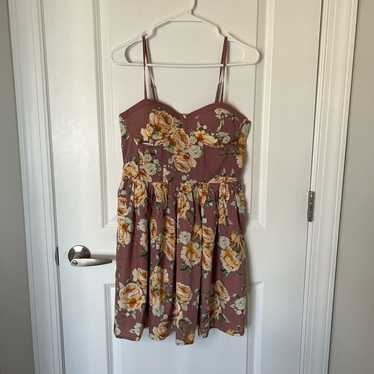 Band of Gypsies Floral Bustier Dress