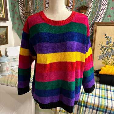 90s Christine Rainbow sweater