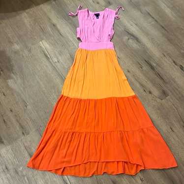 Scoop Multicolor Maxi Dress