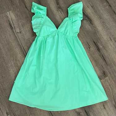 Peach Love California Lime Green Mini Dress