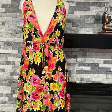 Lauren Ralph Lauren Floral Sleeveless Midi Dress L