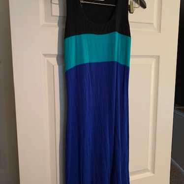 Calvin Klein Colorblock Maxi Dress