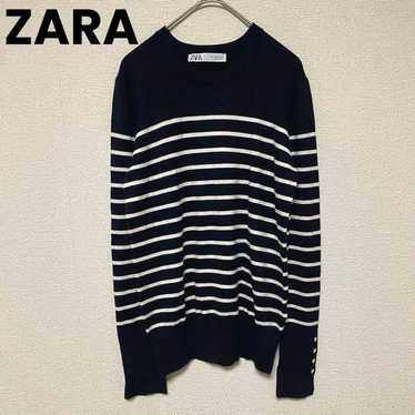 iz34 ZARA / Striped Cut-and-Sew / Top / Pullover /