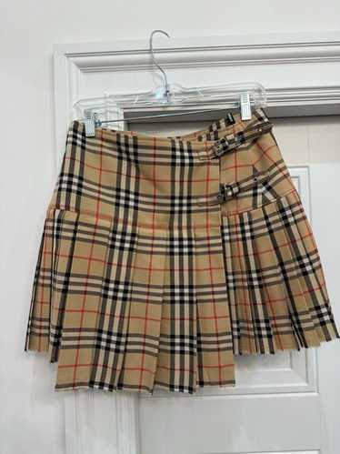ミニスカート Burberry Kilt Pleated Mini Skirt Burberry Pleated wool mini skirt with belted waist | The