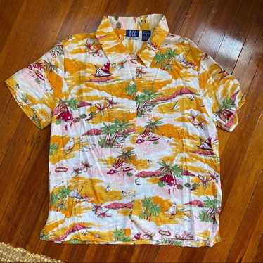 Vintage Hawaiian Button Up