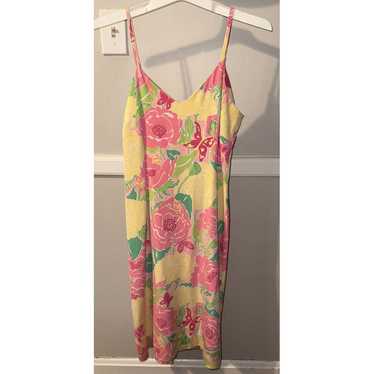 Lilly Pulitzer Vintage White Label Size 4 Floral B