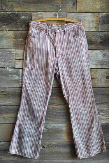 Vintage 60s Striped Wrangler Flare Jeans | Modern 