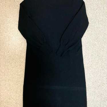 PLST Long Sleeve Black Knit Dress Size S