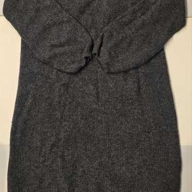 UNIQLO Gray Long Sleeve Knit Dress Dress