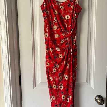 nine britton shift dress coral