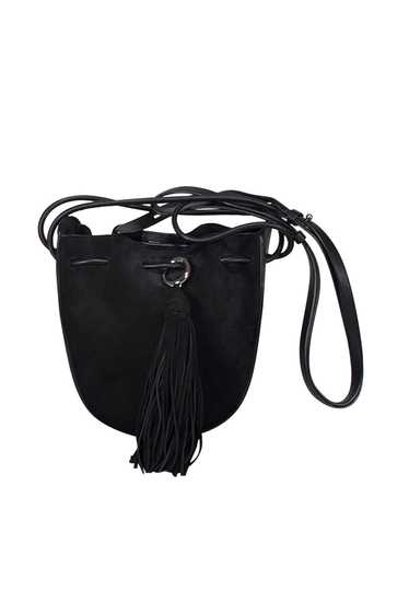 Rebecca Minkoff - Black Suede & Leather Bucket Cro