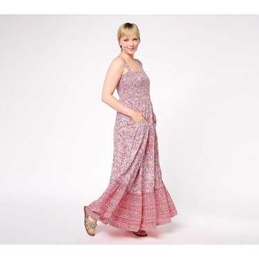 Destination 365 Regular Printed Maxi Dress Pink Pa