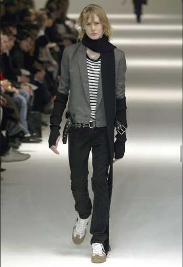 Dior × Hedi Slimane Dior Homme AW04 Runway Long Wo