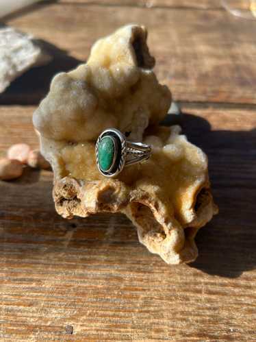 Sterling Silver Turquoise Ring, Size 9