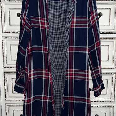 Vintage Havana duster plaid, size small