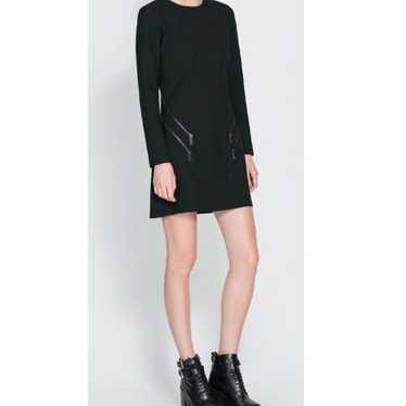 Women's Zara Woman Black Long Sleeve Bodycon Sexy 