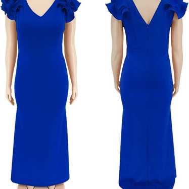 Elegant Royal Blue Maxi Dress