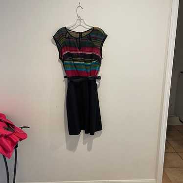 ALYX Limited Black & Striped Belted Dress