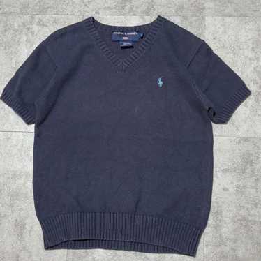 "Ralph Lauren Short Sleeve Knit Cotton Knit"