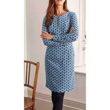 Boden Caroline Blue Corduroy Sheath Dress