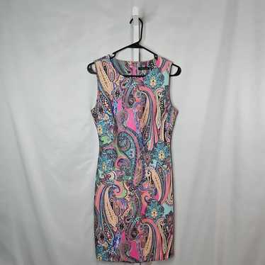 Tommy Hilfiger Multicolor Paisley Abstract Dress