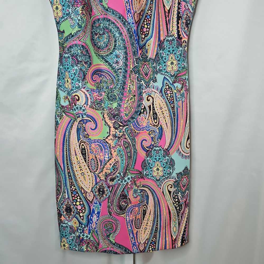 Tommy Hilfiger Multicolor Paisley Abstract Dress - image 4