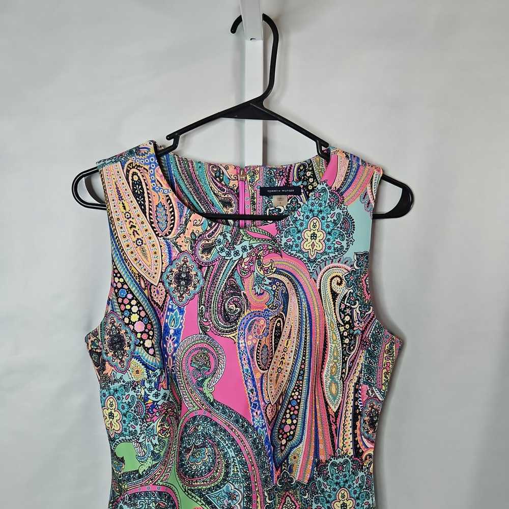 Tommy Hilfiger Multicolor Paisley Abstract Dress - image 5