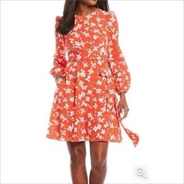 Eliza J / Floral Faux Wrap Dress