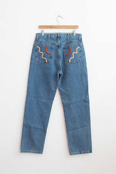 Rustler Vintage Reworked Denim Jeans (32") | Used,