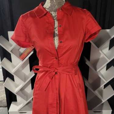 Kate Spade Red Shirtdress