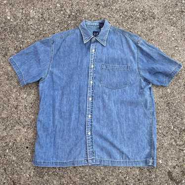 Gap × Vintage 90s Casual Denim Gap Button Up shirt