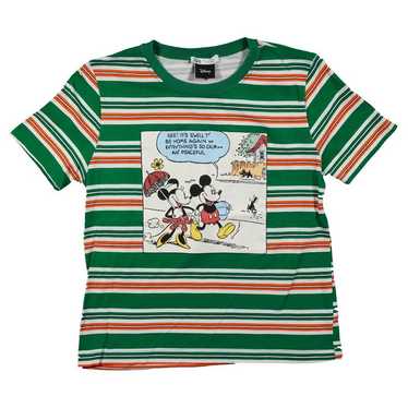 ZARA Disney Mickey Mouse Minnie Mouse Striped T-Sh