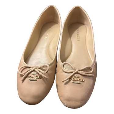 Coach Leather flats