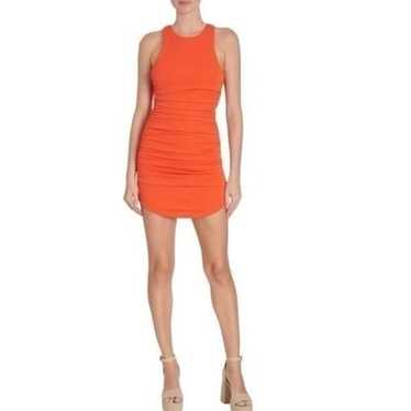 Cinq A Sept Shirlee Ruched Bodycon Mini Dress Oran