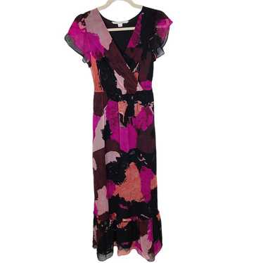 Diane Von Furstenberg Dress Maxi Silk Dress Long S