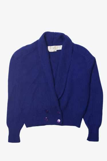 Vintage Susan Bristol Blue Blazer Sweater