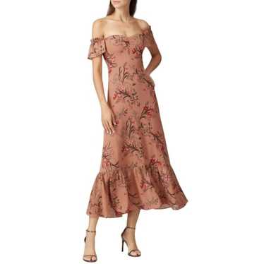 Reformation Butterfly Floral Midi Dress