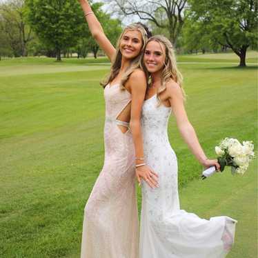 White prom dress