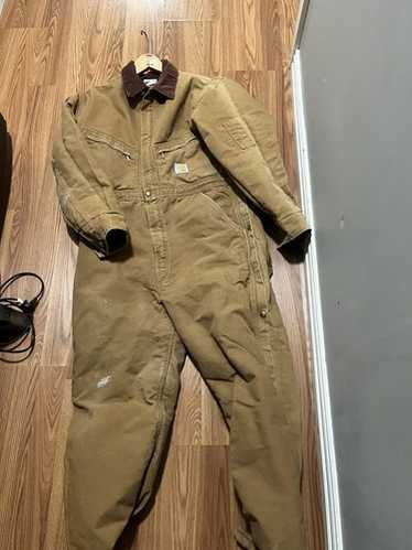 ジャケット・アウター Carhartt duck coverall beige vintage ジャケット・アウター Carhartt duck coverall beige vintage 90's 90s