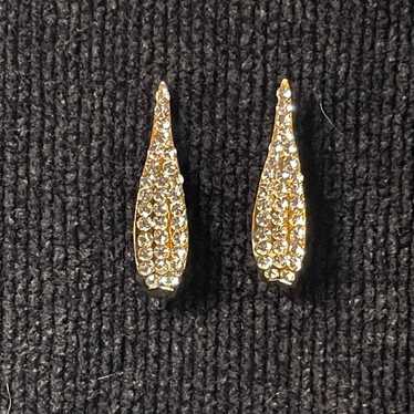 Clear rhinestone vintage Earrings