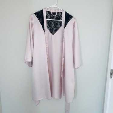 VS Very Sexy Satin Robe Kimono Small