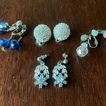 Vintage clip on earrings bundle