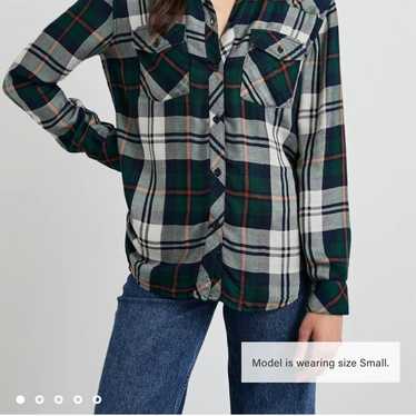 RAILS KENDRA HUNTER Plaid Shirt Size Large