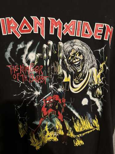 Hanes × Iron Maiden Iron Maiden Black Graphic Tee