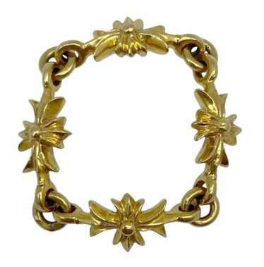 【ちゅん】 chrome hearts 22K TNY E CH PLS CHROME HEARTS 22K TNY E CH PLS P EMRLD Tiny Plus Bracelet