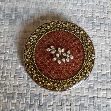 Vintage Catherine Popesco Enamel Brooch